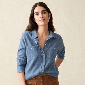 Faherty *grey* Button-Down Shirt